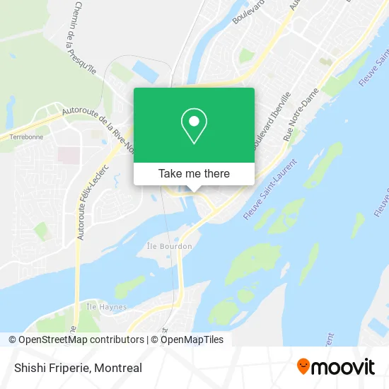Shishi Friperie map