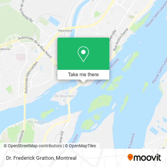 Dr. Frederick Gratton map