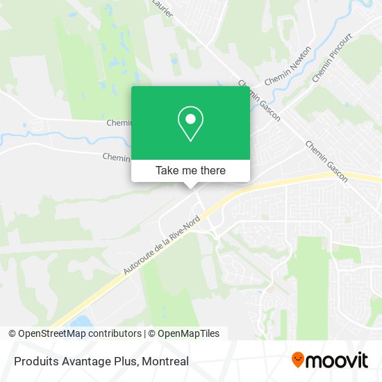 Produits Avantage Plus map