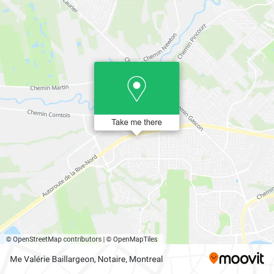 Me Valérie Baillargeon, Notaire map