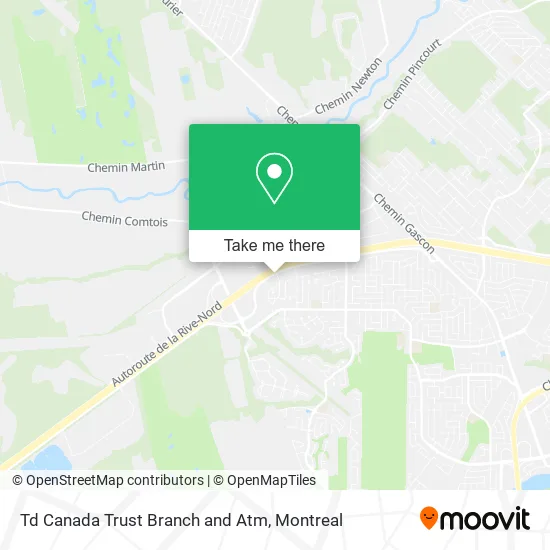Td Canada Trust Branch and Atm map