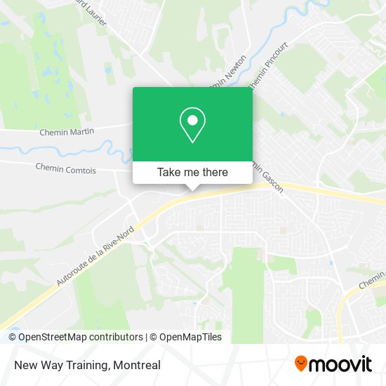 New Way Training map