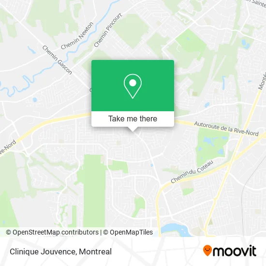 Clinique Jouvence map