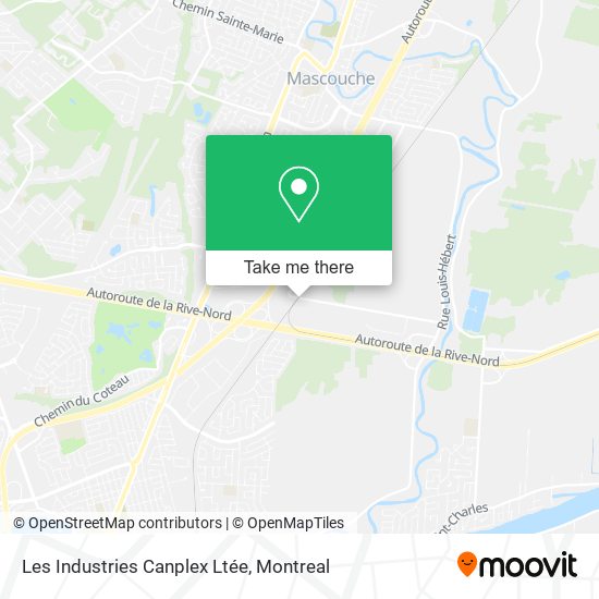 Les Industries Canplex Ltée map