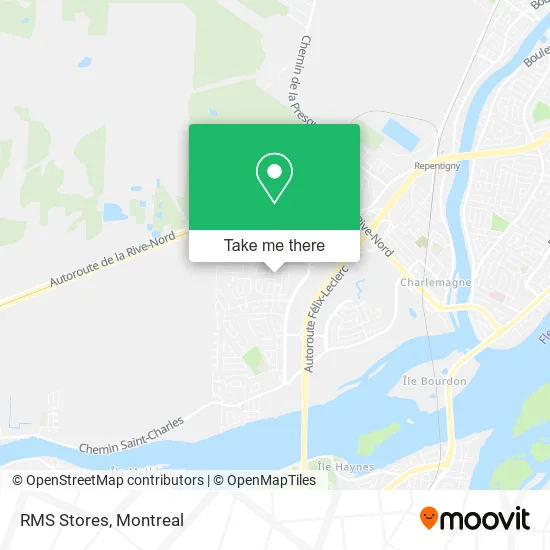 RMS Stores map