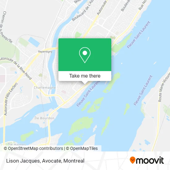 Lison Jacques, Avocate map