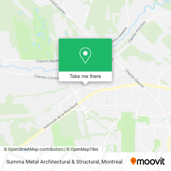 Summa Metal Architectural & Structural map