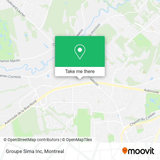Groupe Sima Inc map