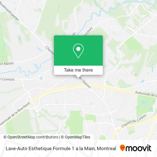 Lave-Auto Esthetique Formule 1 a la Main map