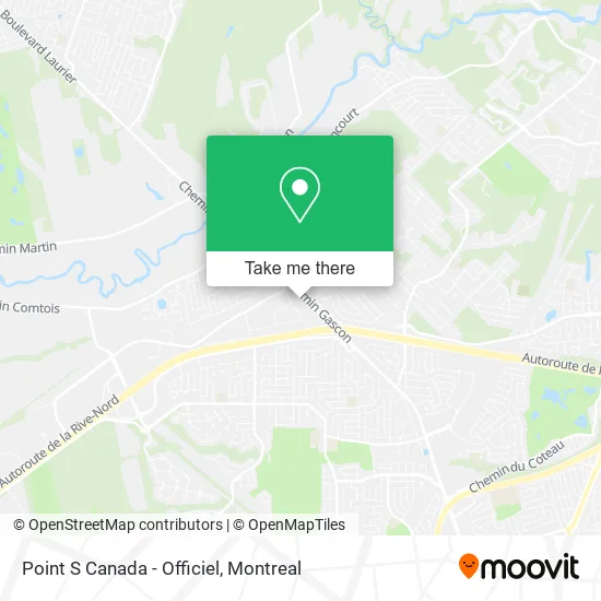 Point S Canada - Officiel map