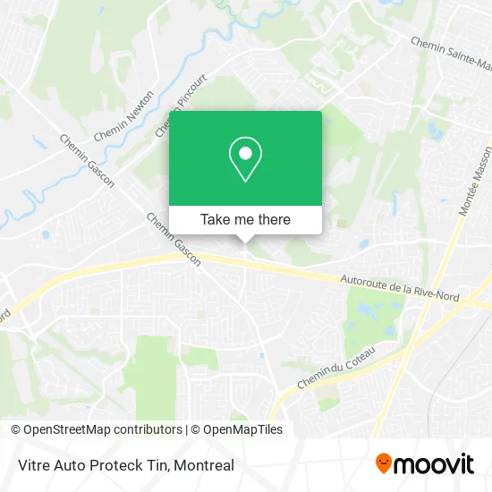 Vitre Auto Proteck Tin map
