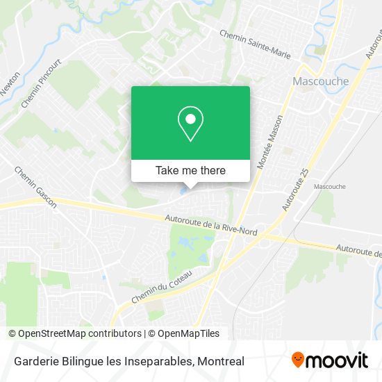 Garderie Bilingue les Inseparables map