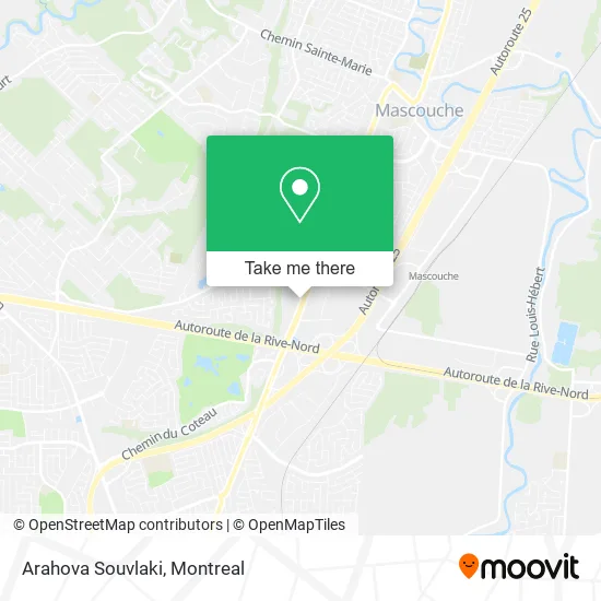 Arahova Souvlaki map