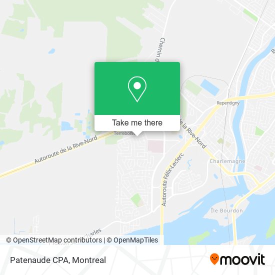 Patenaude CPA map