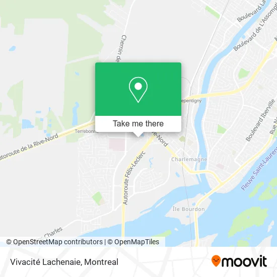 Vivacité Lachenaie map