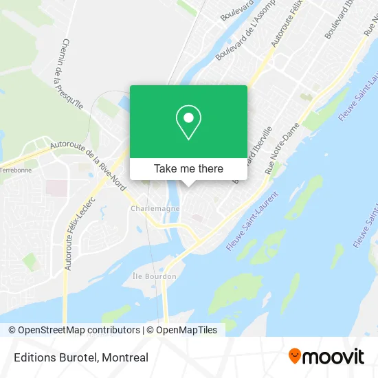 Editions Burotel map