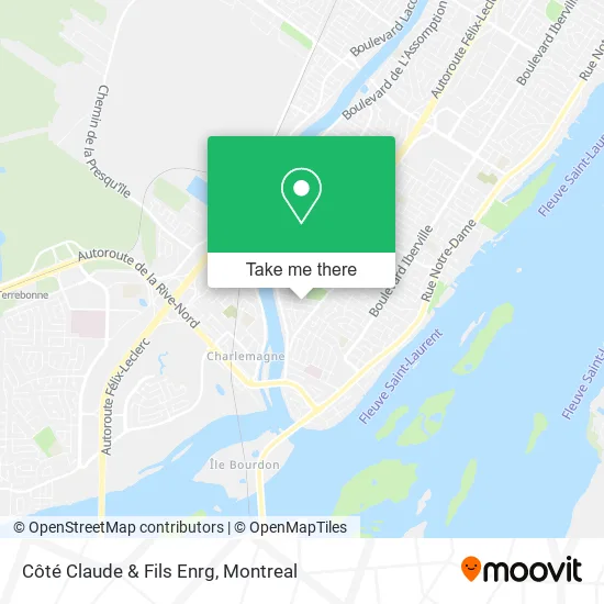 Côté Claude & Fils Enrg map