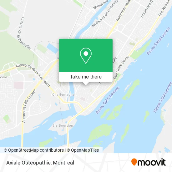 Axiale Ostéopathie map