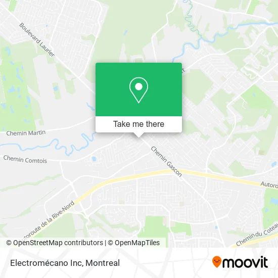 Electromécano Inc map