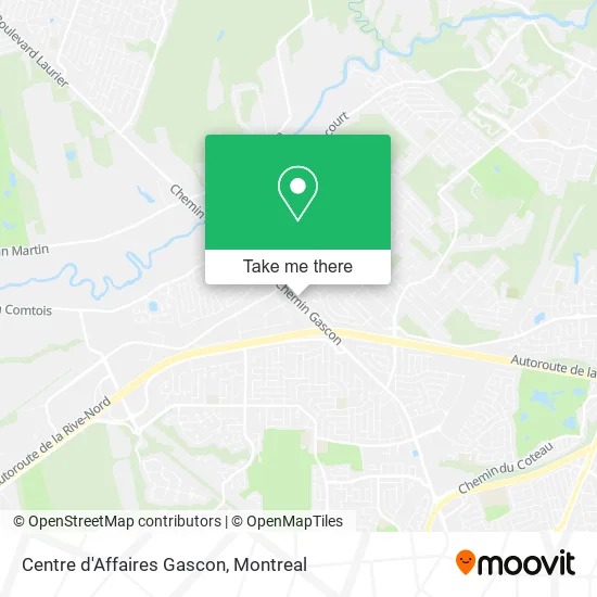 Centre d'Affaires Gascon map