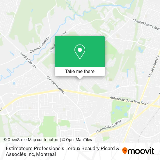 Estimateurs Professionels Leroux Beaudry Picard & Associés Inc map