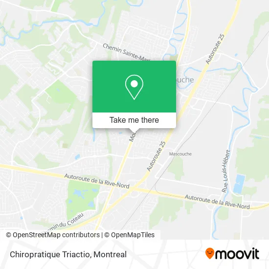 Chiropratique Triactio map