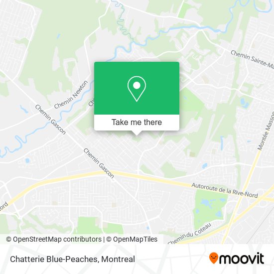 Chatterie Blue-Peaches map