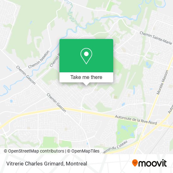 Vitrerie Charles Grimard map