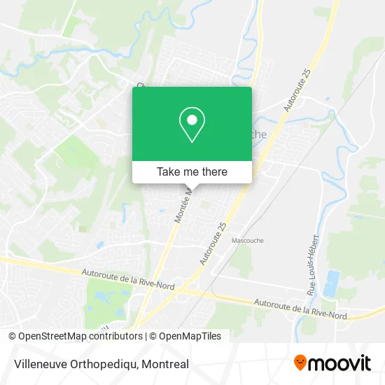 Villeneuve Orthopediqu map