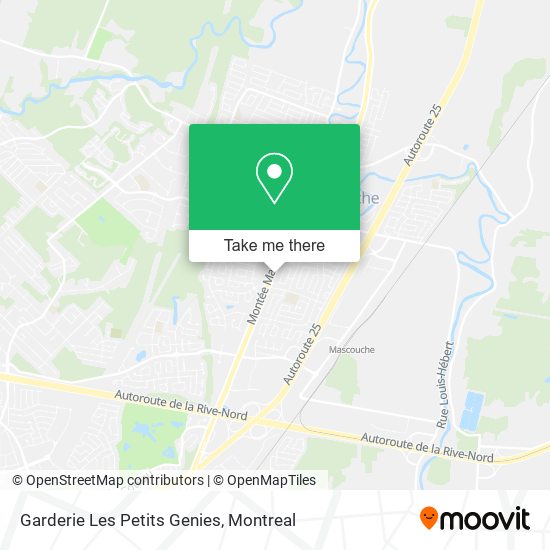 Garderie Les Petits Genies map