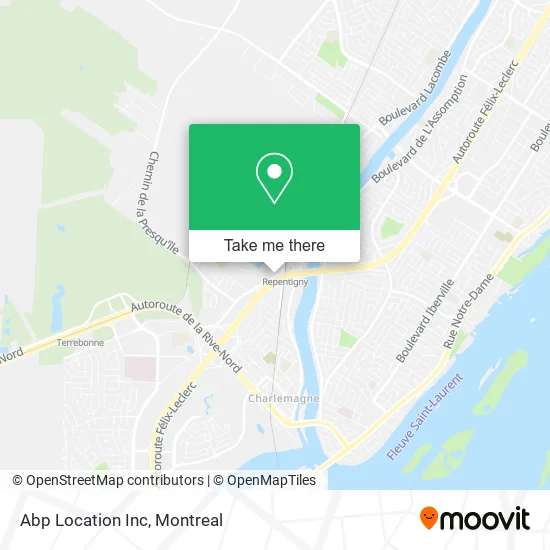 Abp Location Inc map