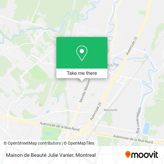 Maison de Beauté Julie Vanier map