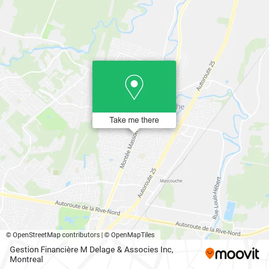 Gestion Financière M Delage & Associes Inc map