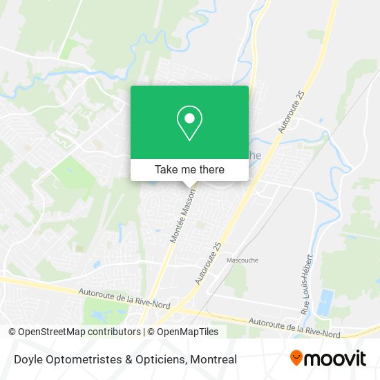 Doyle Optometristes & Opticiens map