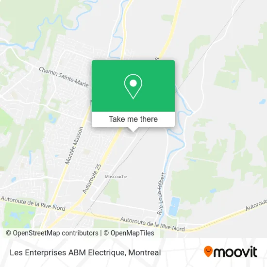 Les Enterprises ABM Electrique map