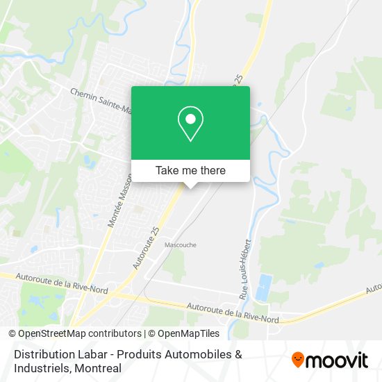 Distribution Labar - Produits Automobiles & Industriels map