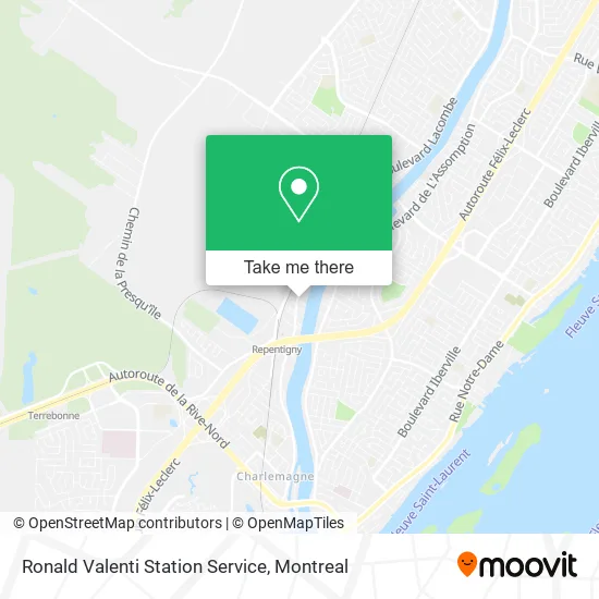 Ronald Valenti Station Service map