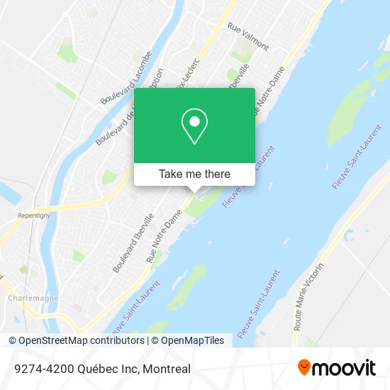 9274-4200 Québec Inc map