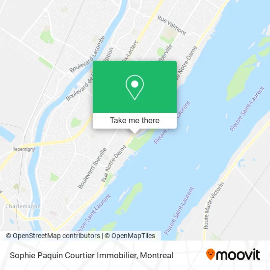 Sophie Paquin Courtier Immobilier map