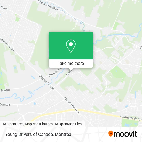 Young Drivers of Canada map