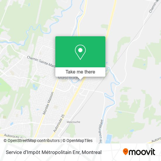 Service d'Impôt Métropolitain Enr map