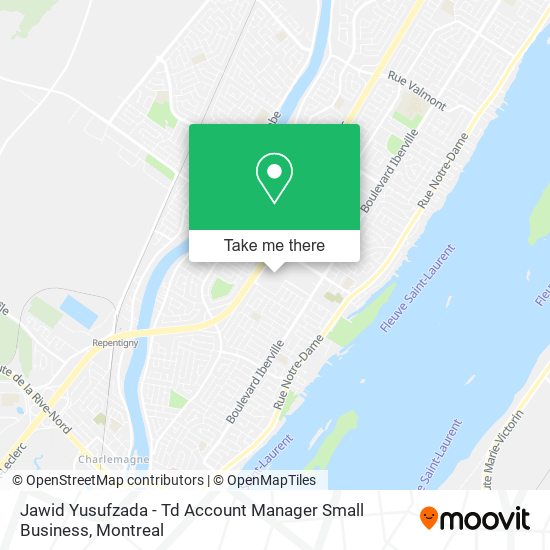 Jawid Yusufzada - Td Account Manager Small Business map