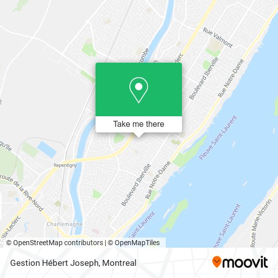 Gestion Hébert Joseph map