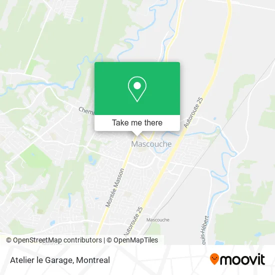 Atelier le Garage map
