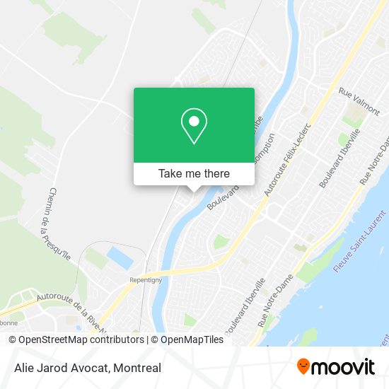 Alie Jarod Avocat map