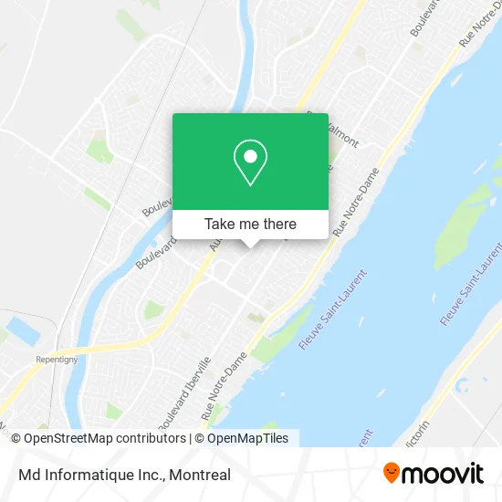 Md Informatique Inc. map
