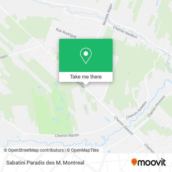 Sabatini Paradis des M map