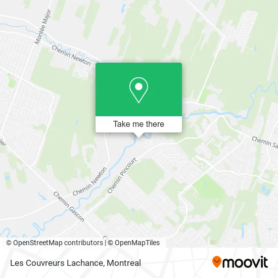 Les Couvreurs Lachance map