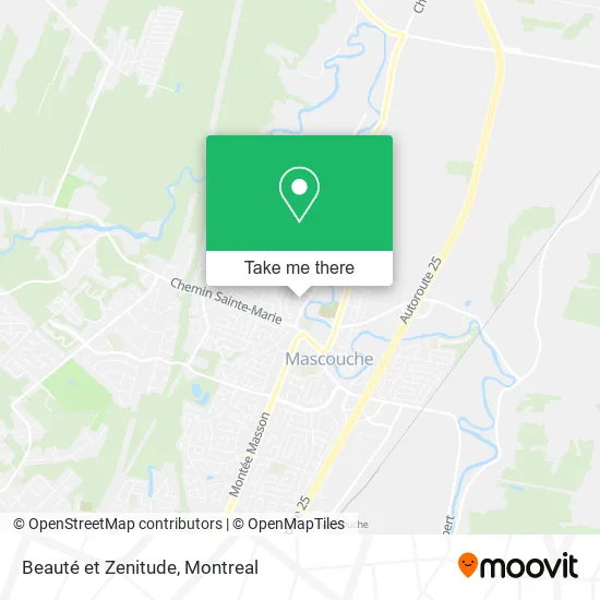 Beauté et Zenitude map