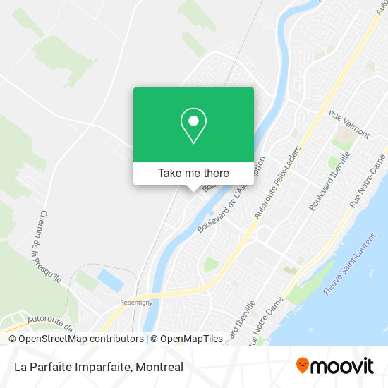 La Parfaite Imparfaite map